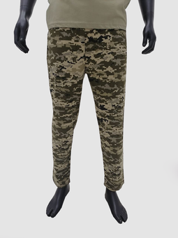 Піжамні штани Fleri F70015 Піксель 56 Зелений (2000989028307)