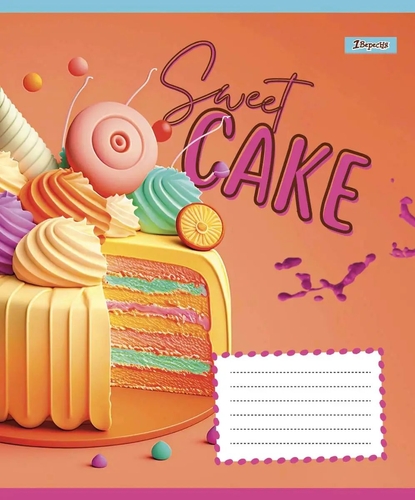 Фото Набор тетрадей 1 сентября 766320 "Sweet cake" 18 листов 25 шт (2000989906513)