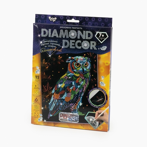 Фото Комплект творческого творчества "Diamond Decor Бриллиантовая собака" Danko Toys DD-01-09 Разноцветный (2000989844648)