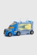 Іграшка Трейлер з машинкою 15-150 Синьо-жовтий (2000990643186) Фото 1 з 4