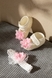 Комплект для дівчинки Mini Papi 100 Квіточка пінетки+пов'язка One Size Рожевий (2000990058089D) Фото 1 з 6