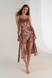 Комплект халат+піжама жіночий Nicoletta 87130 S Пудровий (2000990389008А) Фото 5 з 26