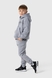 Костюм для хлопчика (худі+штани) Ecrin 2024 116 см Сірий (2000990222831W) Фото 2 з 23