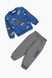 Костюм малька для мальчика (реглан+штаны) Breeze 17705 74 см Синий (2000989457794D) Фото 1 из 7