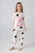 Пижама для девочки SEYKOTEKS K17026 4-5 лет Белый (2000990455604А) Фото 1 из 18