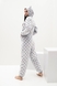 Піжама жіноча,XS Barwa 230 Сірий (2000902000120D) Фото 8 з 10