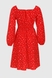 Сукня з візерунком жіноча 242 48 Червоно-білий (2000990461193S) Фото 10 з 11