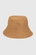 Шляпа пляжная женская 726-3 One Size Коричневая (2000990606068S) Фото 1 из 5
