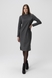 Платье однотонное женское 2343 XL Серый (2000990110329D) Фото 1 из 15