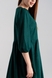 Сукня однотонна жіноча On me 2329 2XL Зелений (2000990374714S) Фото 3 з 11