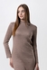 Сукня-светр однотонна жіноча LAWA WTC02347 2XL Бежевий (2000990256294D)(LW) Фото 1 з 10