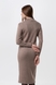Сукня-светр однотонна жіноча LAWA WTC02347 2XL Бежевий (2000990256294D)(LW) Фото 5 з 10