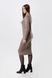Сукня-светр однотонна жіноча LAWA WTC02347 2XL Бежевий (2000990256294D)(LW) Фото 3 з 10