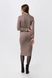 Сукня-светр однотонна жіноча LAWA WTC02347 2XL Бежевий (2000990256294D)(LW) Фото 4 з 10