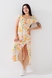 Платье с узором женское LAWA WTC02318 2XL Молочно-персиковое (2000990667335S) Фото 1 из 9