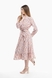 Сукня з візерунком жіноча LAWA CTM WTC02306 XL Пудровий (2000989905608S)(LW) Фото 6 з 15