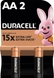 Батарейки Duracell 5015103 AA (LR6) 1.5V 2 шт (5000394076921) Фото 1 з 2