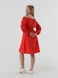 Сукня з візерунком жіноча 242 48 Червоно-білий (2000990461193S) Фото 4 з 11