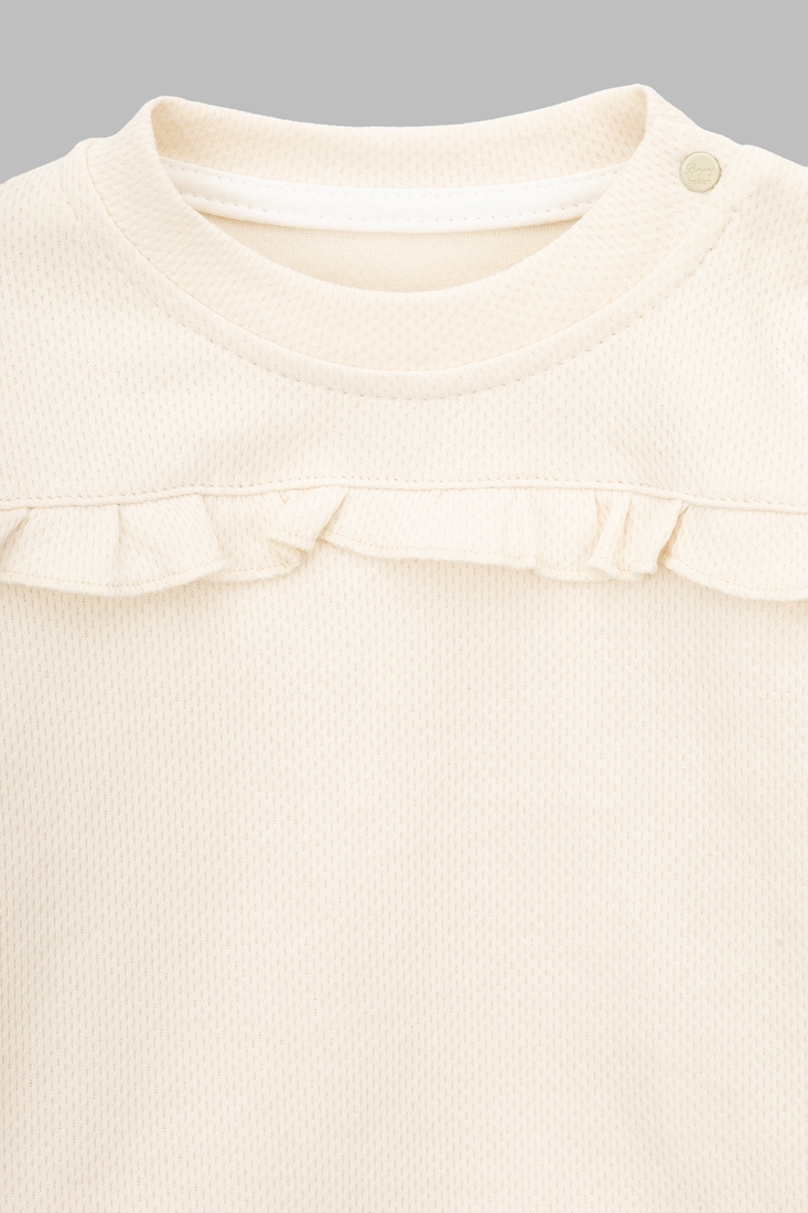 Фото Костюм (світшот+штани) для дівчинки Beyaz Bebek 2181 92 см Бежевий (2000990302403D)