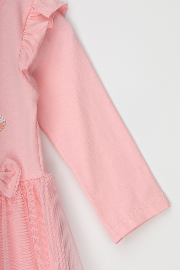 Фото Сукня з принтом для дівчинки Atabey 18941.0 86 см Рожевий (2000989613435D)