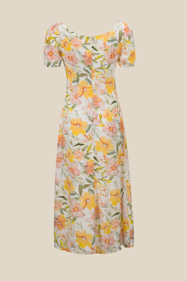 Фото Платье с узором женское LAWA WTC02318 XS Молочно-персиковое (2000990667281S)