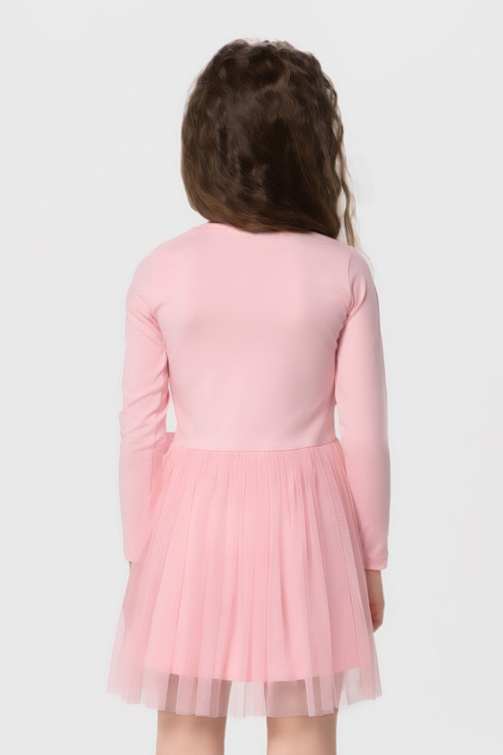 Фото Сукня з принтом для дівчинки Pop Fashion 7342 98 см Рожевий (2000990154101D)