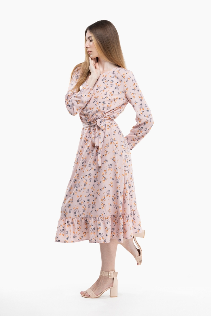 Фото Платье с узором женское LAWA CTM WTC02306 2XL Пудровый (2000989905646S)(LW)