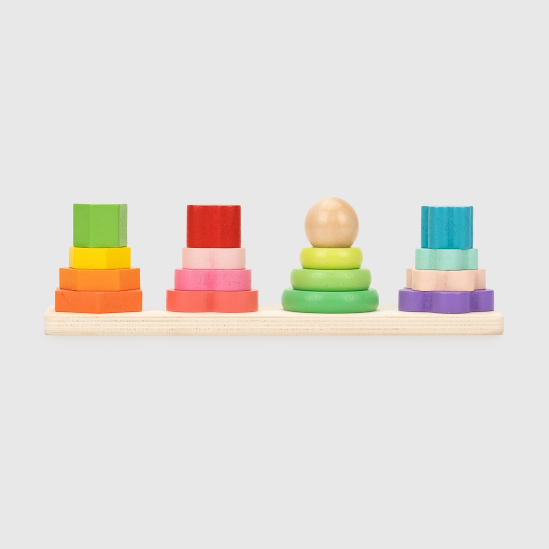 Фото Игрушка деревянная "Геометрика" JHTOY-603 Разноцветный (2002014993277)