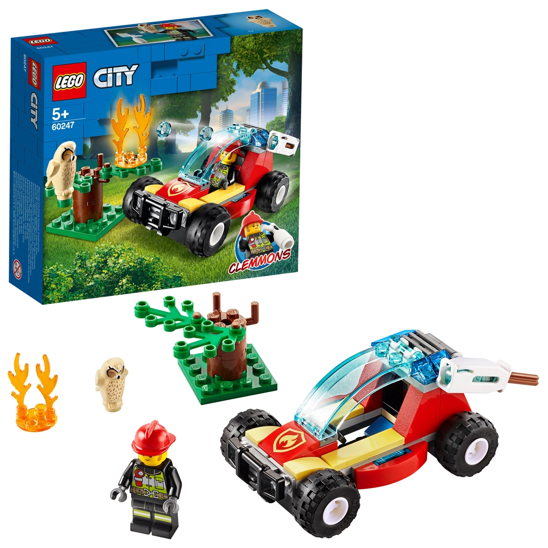 Фото Конструктор LEGO City Лесные пожарные (60247)