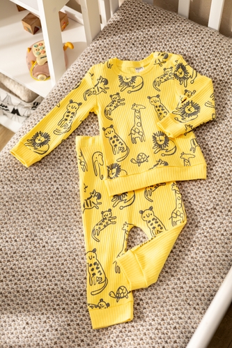 Фото Костюм (свитшот+штаны) для мальчика Baby Show 0004 86 см Желтый (2000990338662D)