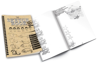 Творчість sketch book блокнот вчимося малювати 6628 (2400599654017)