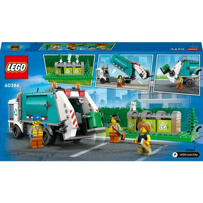 Конструктор LEGO City Сміттєпереробна вантажівка 60386 (5702017416410)