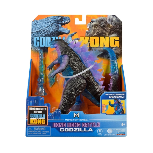 Фото Фигурка Godzilla VS KONG - Годзил с боевыми ранами и лучами (15 см) 35353 (6900006649170)
