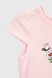 Костюм (футболка+Велотреки) для дівчинки Baby Show 877 86 см Рожевий (2000990422699S) Фото 5 з 11