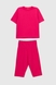Костюм однотонний жіночий LAWA CTM WBC02312 футболка + шорти XL Малиновий (2000989912422S)(LW) Фото 11 з 19