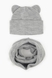 Набір шапка+снуд Talvi Ширли 48-56 Світло-сірий (2000989228714D)(SN) Фото 5 з 7
