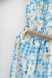 Платье с узором женское Park karon 22121 36 Голубой (2000989619857S) Фото 11 из 14
