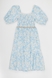 Сукня з візерунком жіноча Park karon 22121 42 Блакитний (2000989619888S) Фото 13 з 14