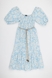 Сукня з візерунком жіноча Park karon 22121 36 Блакитний (2000989619857S) Фото 6 з 14