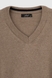 Пуловер однотонний чоловічий FIGO 6976 S Бежевий (2000989965121) Фото 9 з 12