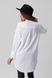 Рубашка однотонная женская PG-1 XL Белый (200098999957218D) Фото 4 из 13