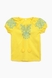 Сорочка вишиванка для дівчинки КОЗАЧЕК ОЛЬГА 110 см Жовто- блакитний (2000989763888S) Фото 5 з 9