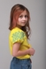 Сорочка вишиванка для дівчинки КОЗАЧЕК ОЛЬГА 110 см Жовто- блакитний (2000989763888S) Фото 2 з 9