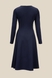 Платье однотонное женское LAWA WBC02354 XS Темно-синий (2000990263872D)(LW) Фото 7 из 8