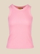 Майка однотонная женская LAWA WBC02305 XS Розовый (2000990634818S) Фото 7 из 10