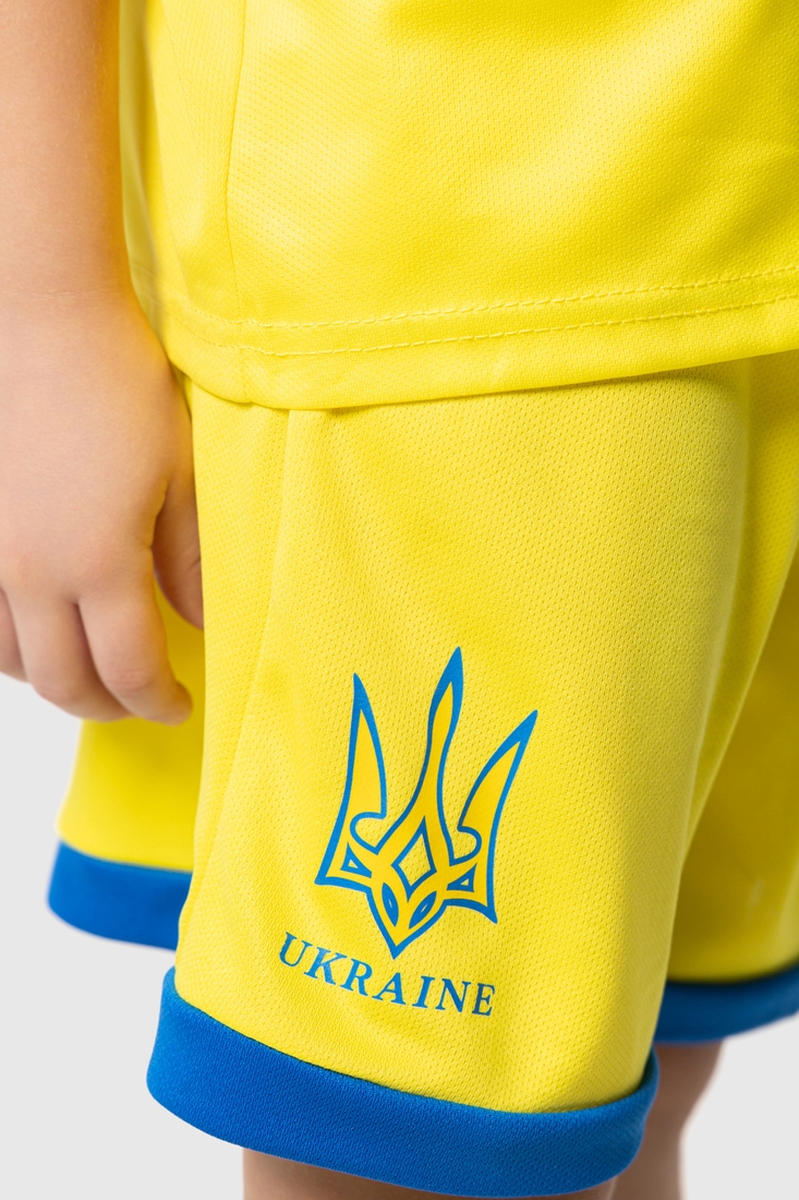 Фото Футбольна форма для хлопчика BLD UKRAINE 122 см Жовтий (2000990313102A)