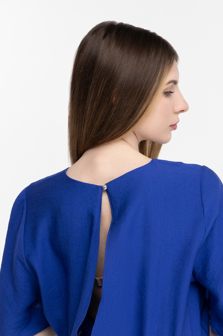 Фото Комбінезон з візерунком шорти жіночий 2104 S Синій (2000989786931S)