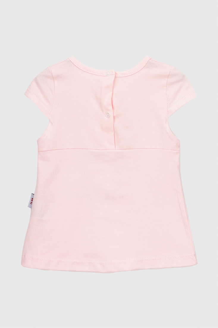 Фото Костюм (футболка+Велотреки) для дівчинки Baby Show 877 86 см Рожевий (2000990422699S)