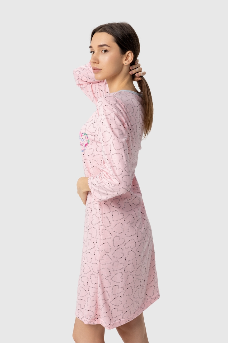 Фото Нічна сорочка жіноча Sevgi 3233 XL Рожевий (2000990114341A)
