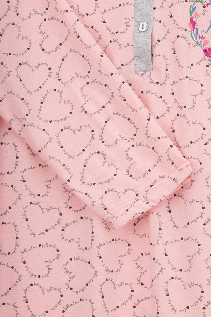 Фото Ночная рубашка женская Sevgi 3233 XL Розовый (2000990114341A)